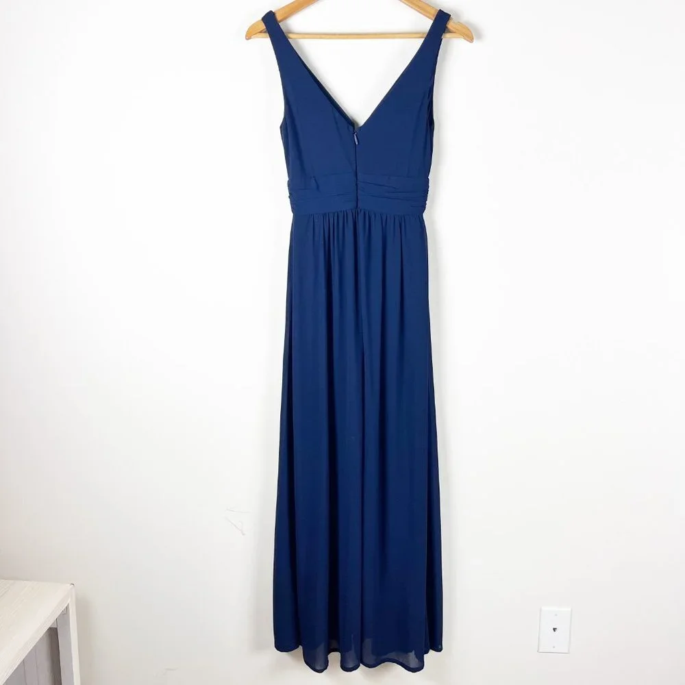 2/$30 Lulus Navy Maxi Dress XS - Picture 3 of 5